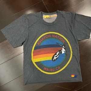 Aviator nation boyfriend tee. Xs